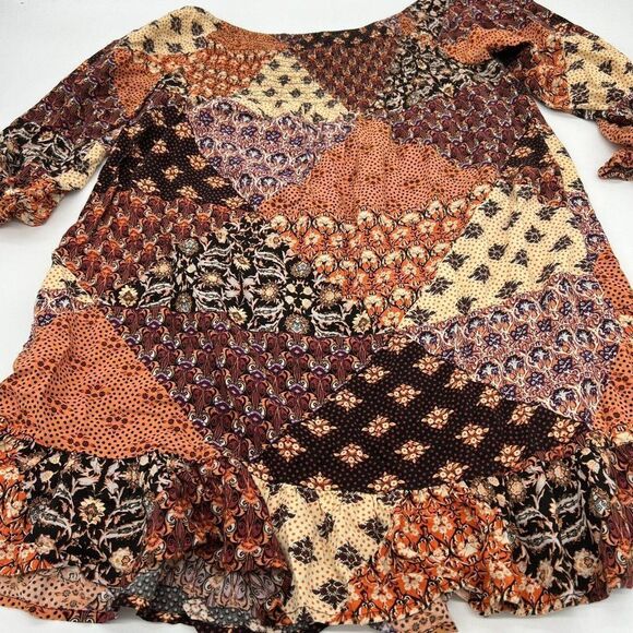 Band of Gypsies Womens Boho Dress Medium Southwestern Pullover - Picture 3 of 3